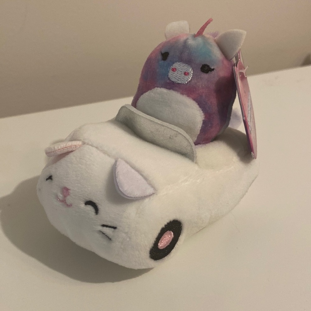 Squishville cat car and Aurora unicorn squishville -hard to find New